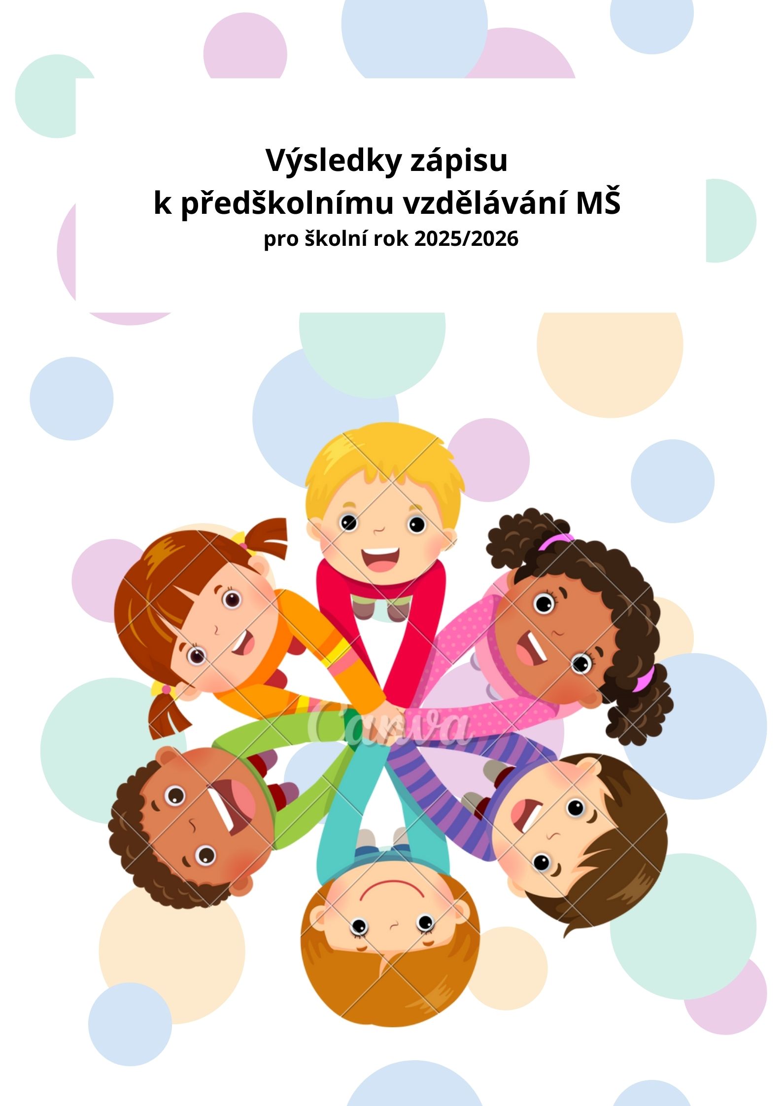 Rozhodnutí o přijetí k předškolnímu vzdělávání MŠ pro školní rok 2025/2026